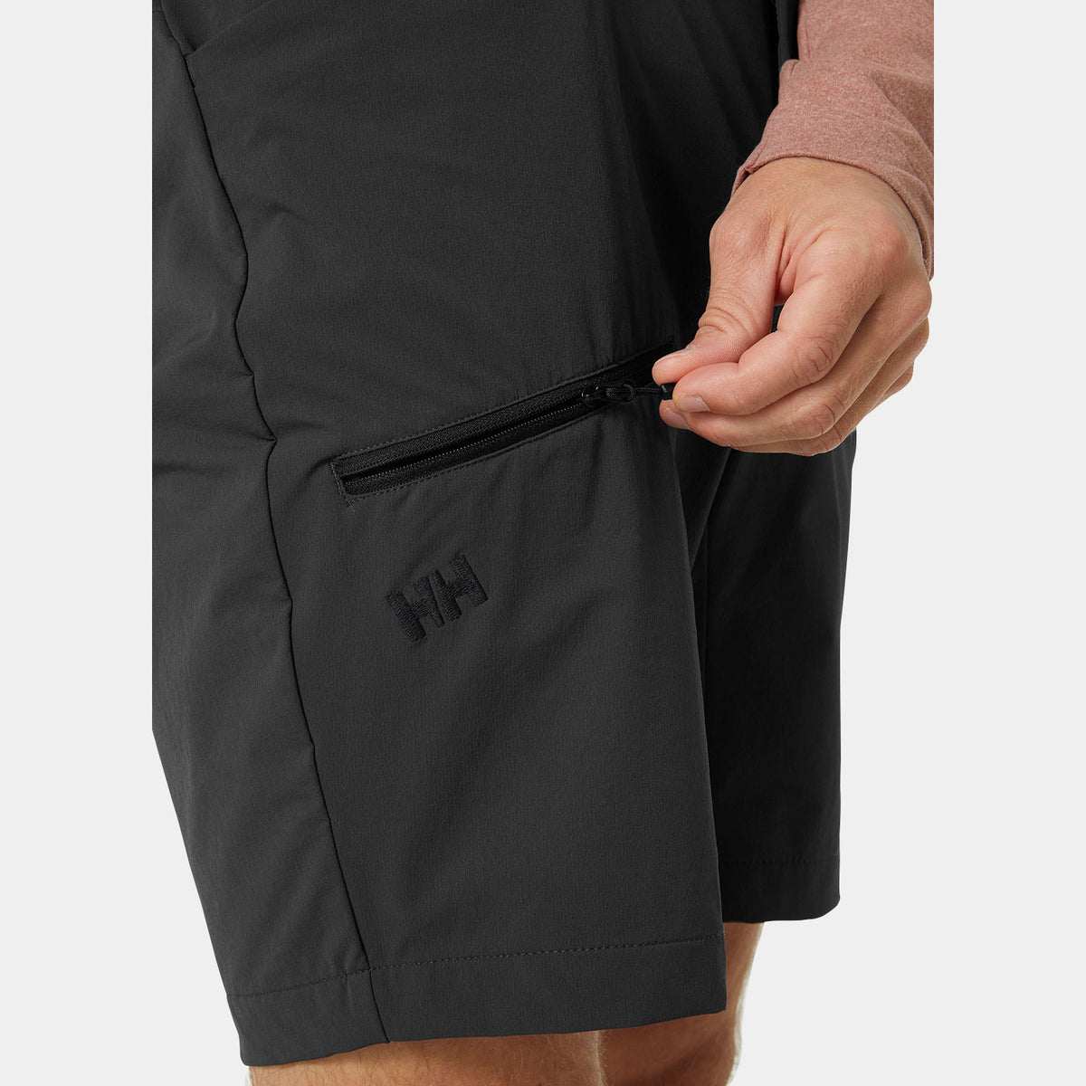 BLAZE SOFTSHELL  SHORTS, EBONY, M
