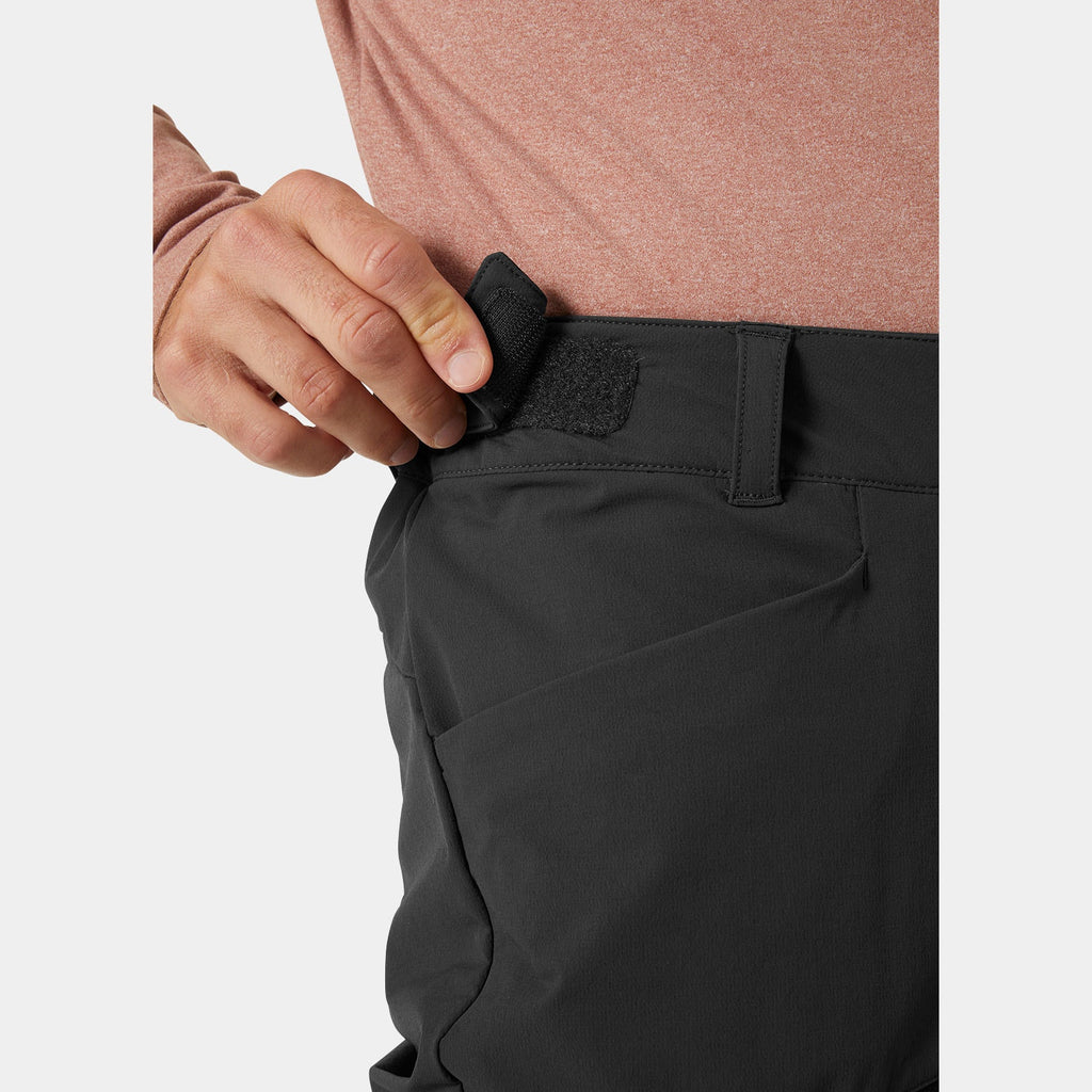BLAZE SOFTSHELL  SHORTS, EBONY, M