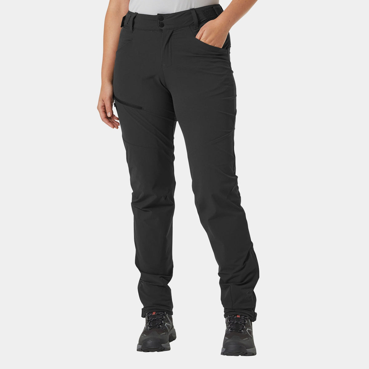 W BLAZE SOFTSHELL PANT, EBONY, L Main image