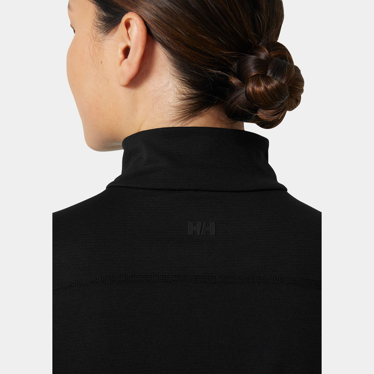 W LIFA TECH LITE 1/2 ZIP, BLACK, L