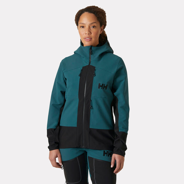 W ODIN BC SOFTSHELL JACKET, DARK CREEK, XL