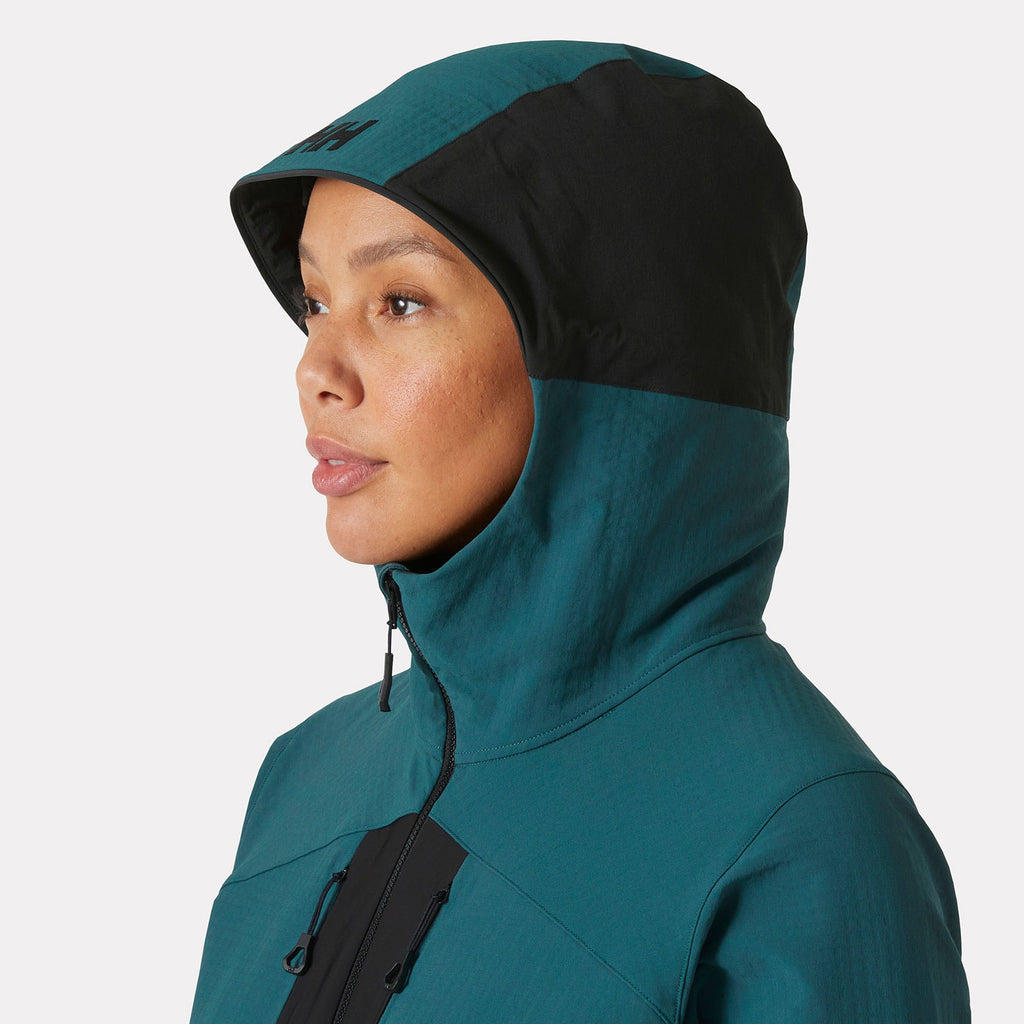 W ODIN BC SOFTSHELL JACKET, DARK CREEK, XL