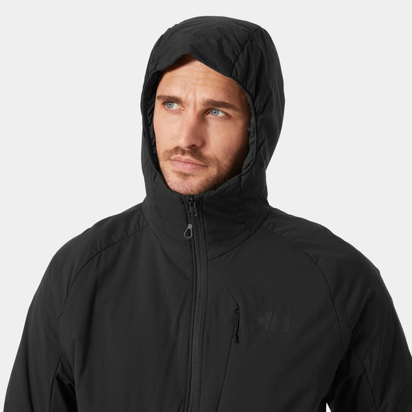 ODIN STRETCH HOOD INSULAT 20, BLACK, XXL