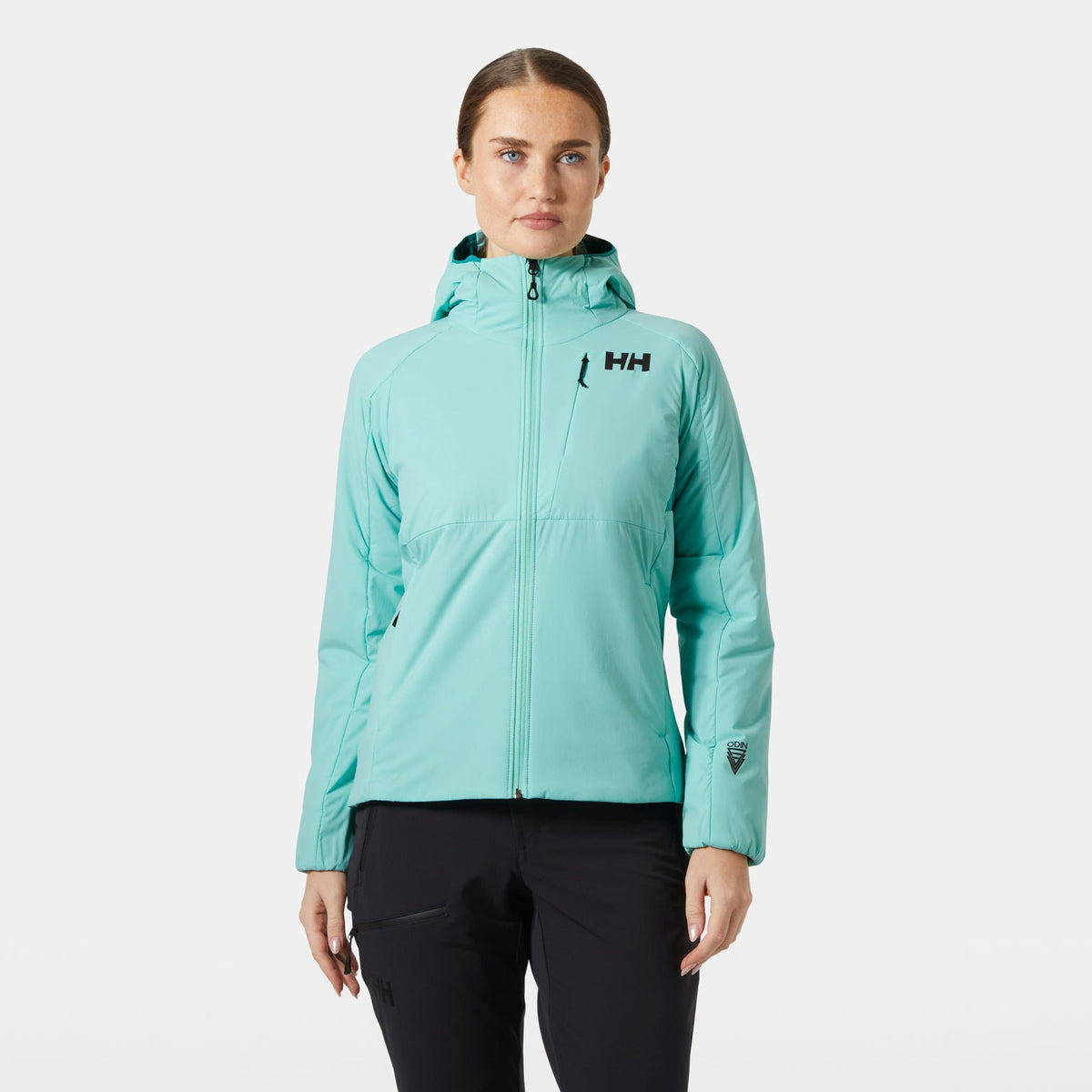 W ODIN STRETCH HOOD INSULA 20, LAGOON, L Main image