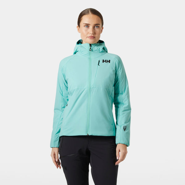 W ODIN STRETCH HOOD INSULA 20, LAGOON, L