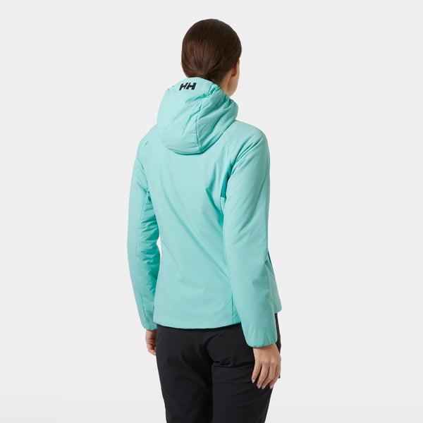 W ODIN STRETCH HOOD INSULA 20, LAGOON, L