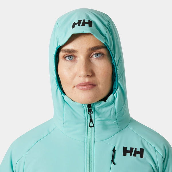 W ODIN STRETCH HOOD INSULA 20, LAGOON, L