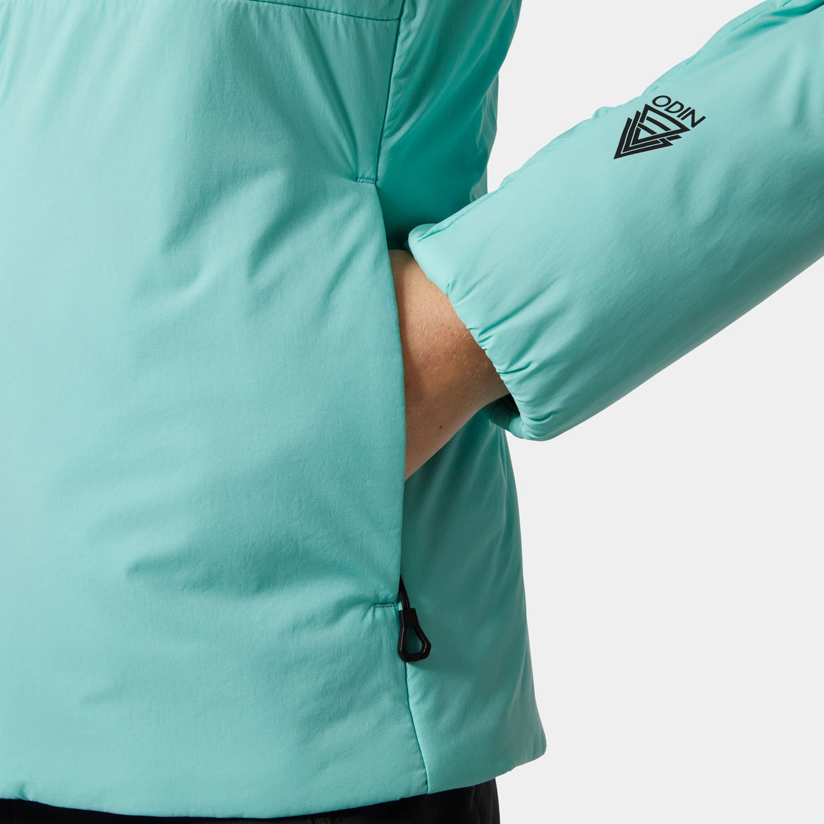 W ODIN STRETCH HOOD INSULA 20, LAGOON, L