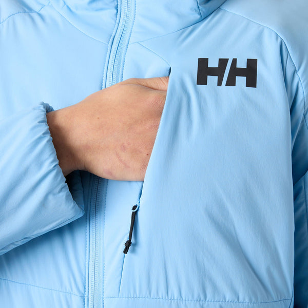 W ODIN STRETCH HOOD INSULA 20, BRIGHT BLUE, L