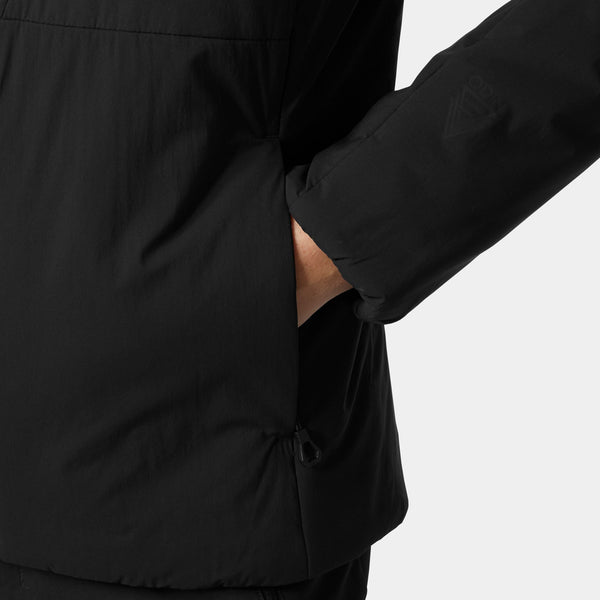 W ODIN STRETCH HOOD INSULA 20, BLACK, L