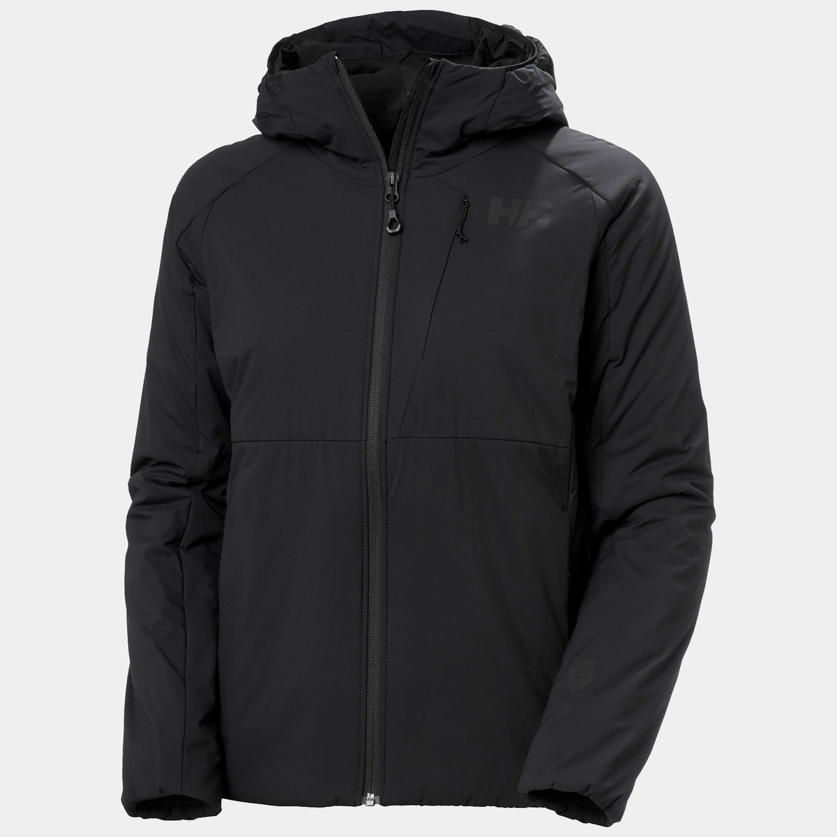 W ODIN STRETCH HOOD INSULA 20, BLACK, L