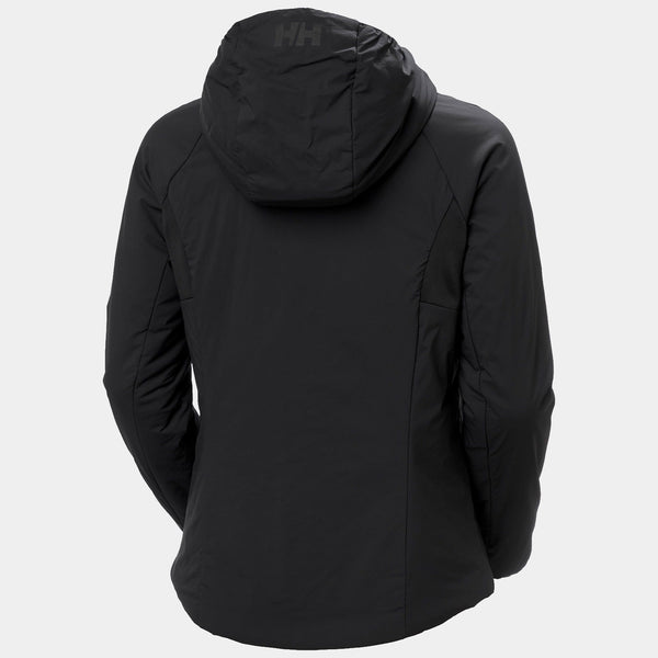 W ODIN STRETCH HOOD INSULA 20, BLACK, L