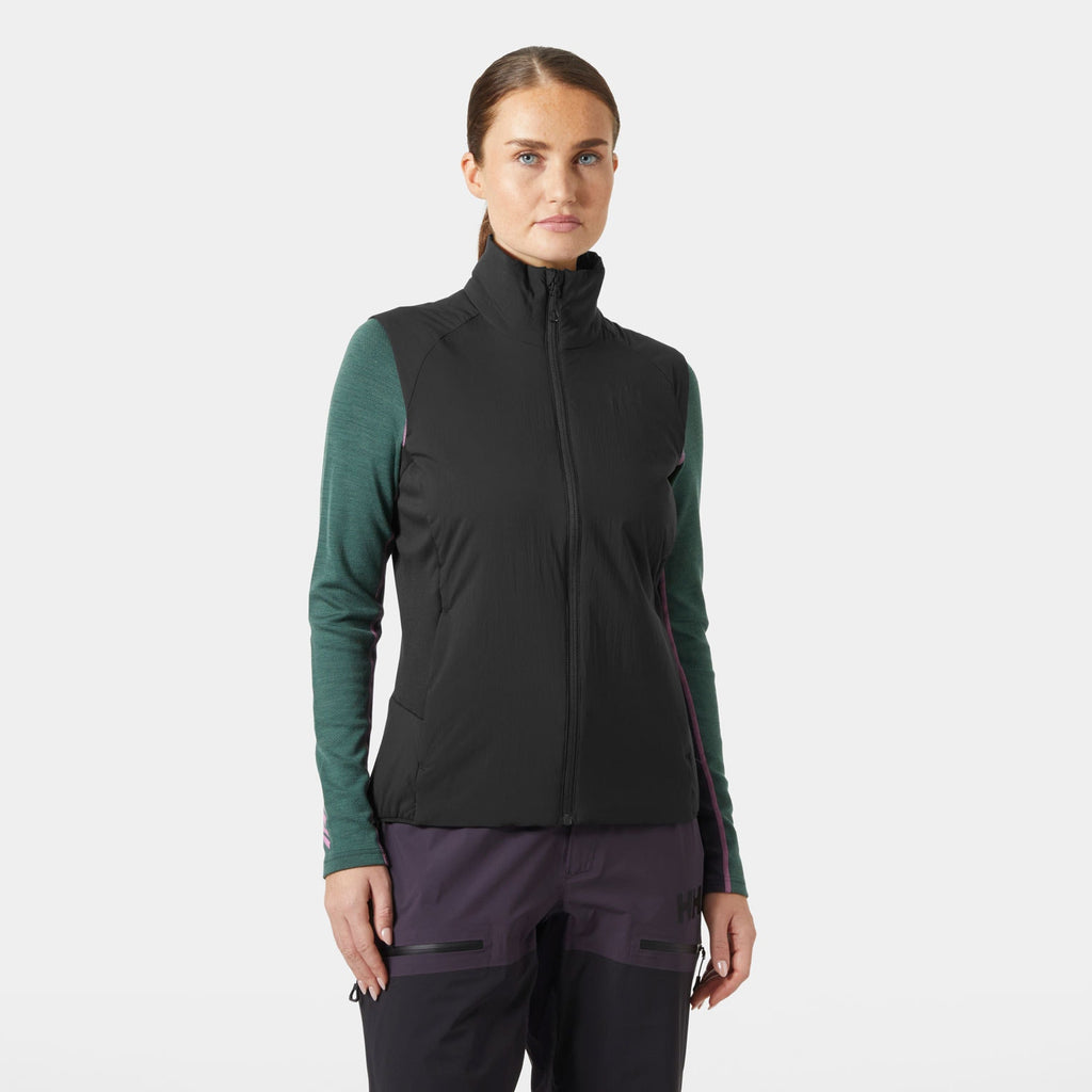 W ODIN LT STRETCH INS VEST 20, BLACK, L
