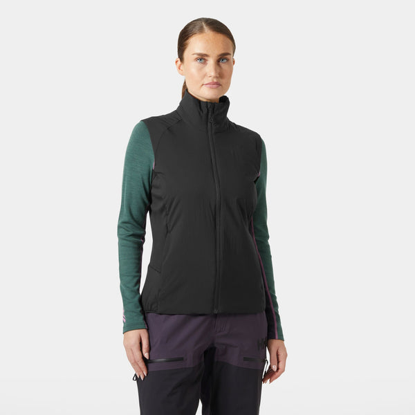 W ODIN LT STRETCH INS VEST 20, BLACK, L