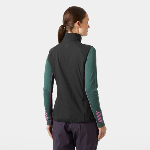 W ODIN LT STRETCH INS VEST 20, BLACK, L