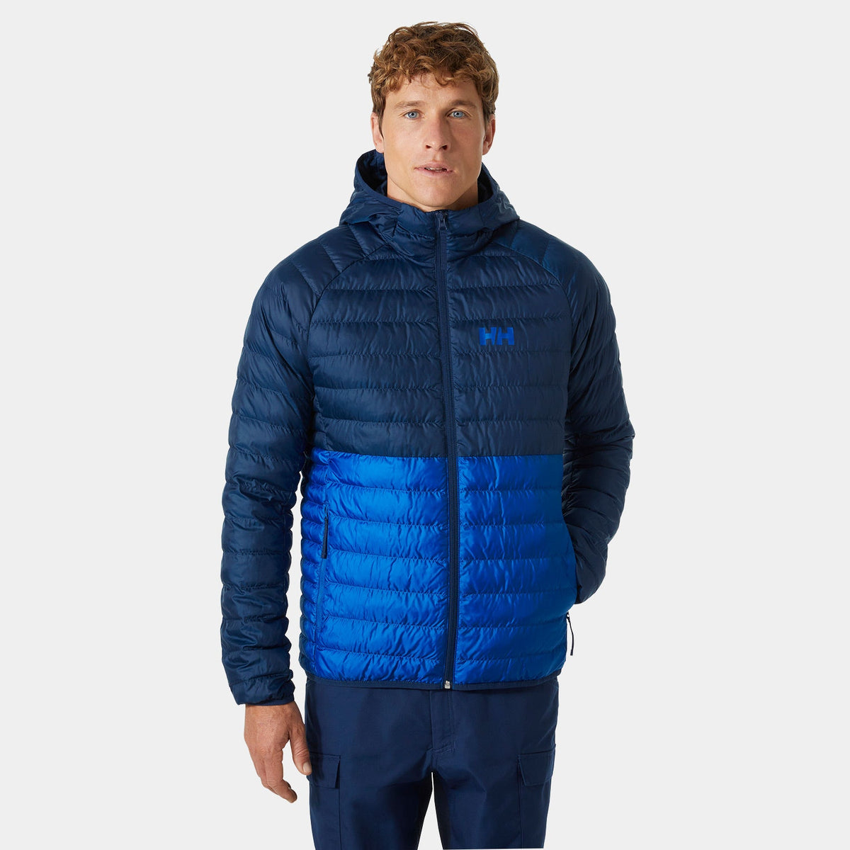 BANFF HOODED INSULATOR, COBALT 20, XXL