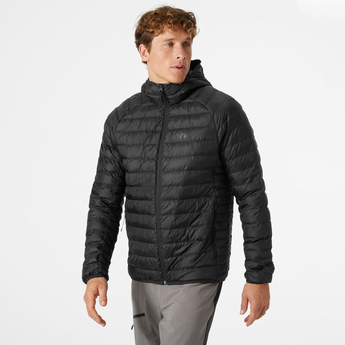 BANFF HOODED INSULATOR, BLACK, XXL