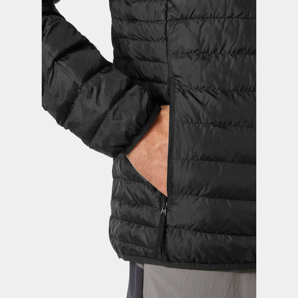 BANFF HOODED INSULATOR, BLACK, XXL