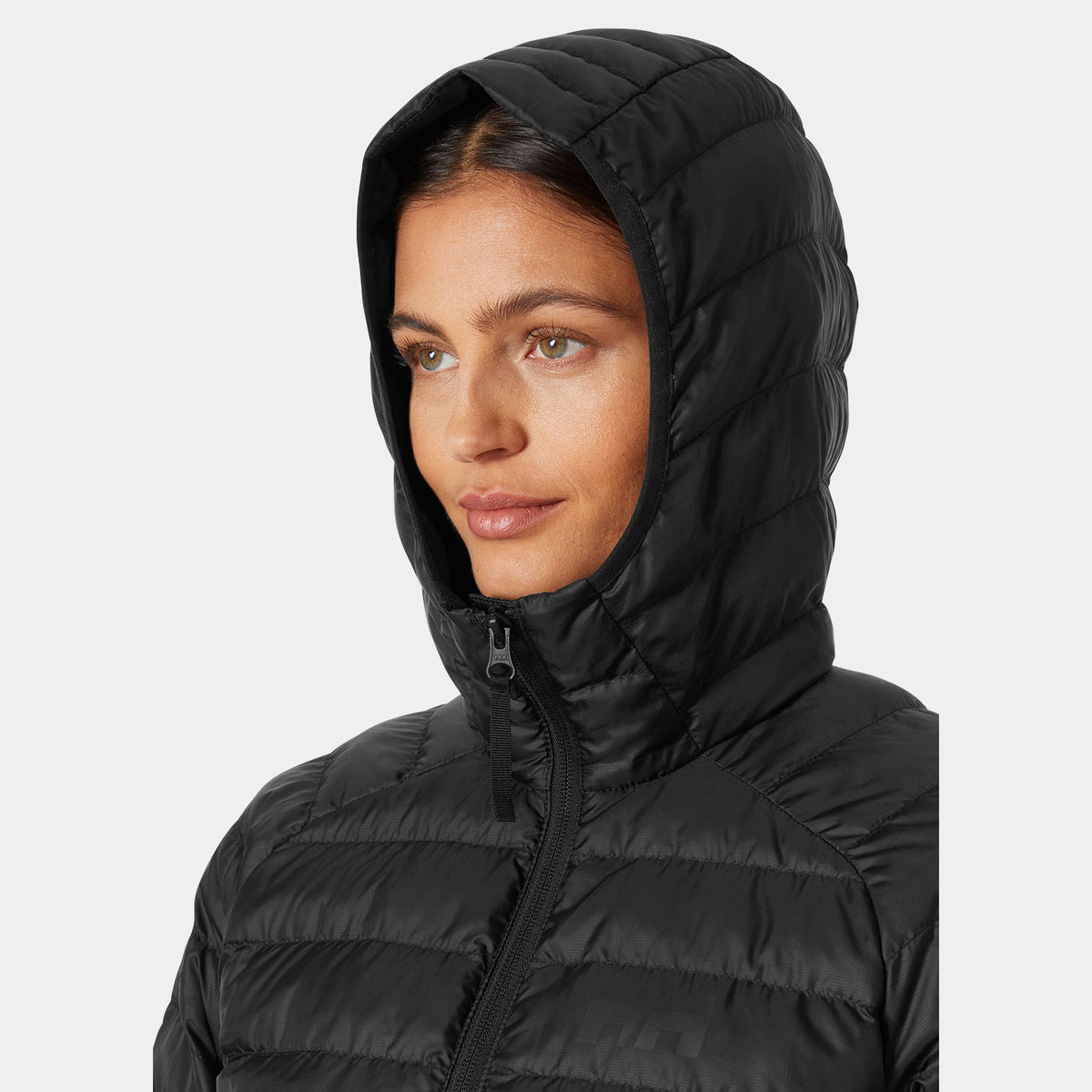 W BANFF HOODED INSULATOR, BLACK, L