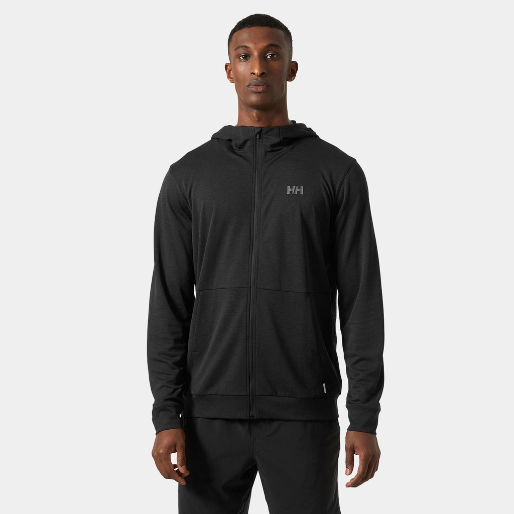 HH LIFA TECH LITE ZIP HOODIE, BLACK, XXL