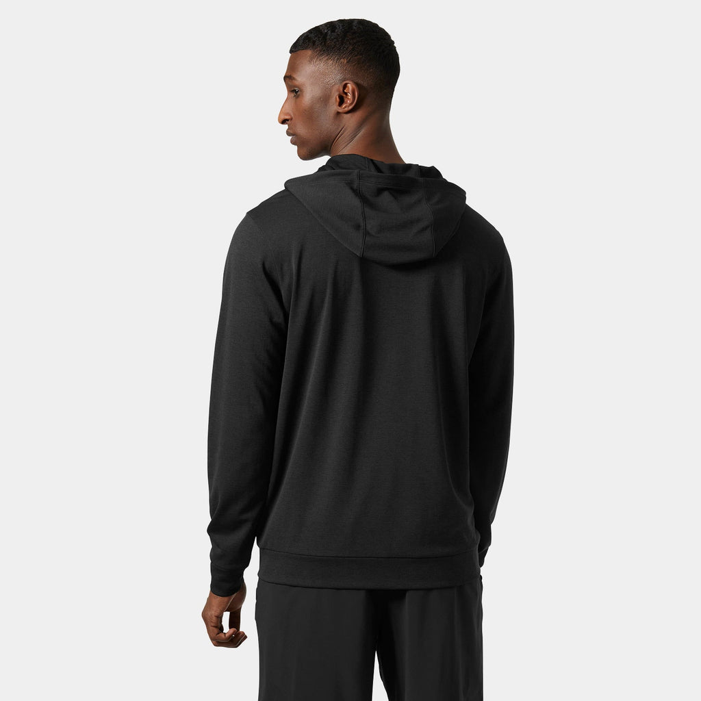 HH LIFA TECH LITE ZIP HOODIE, BLACK, XXL