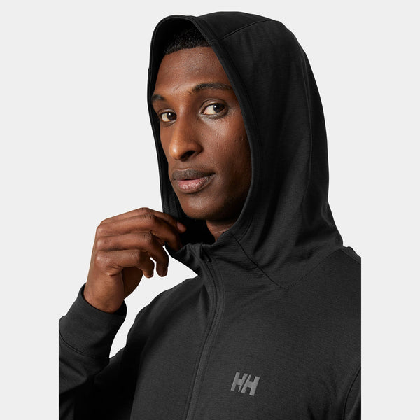 HH LIFA TECH LITE ZIP HOODIE, BLACK, XXL