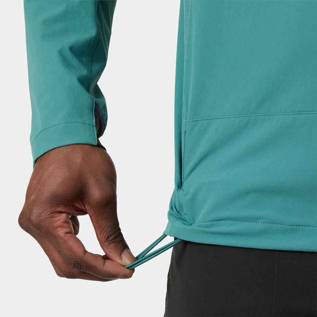 BLAZE SOFTSHELL HOOD, OPAL GREEN, XXL