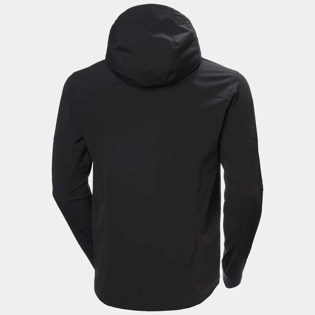 BLAZE SOFTSHELL HOOD, BLACK, XXL