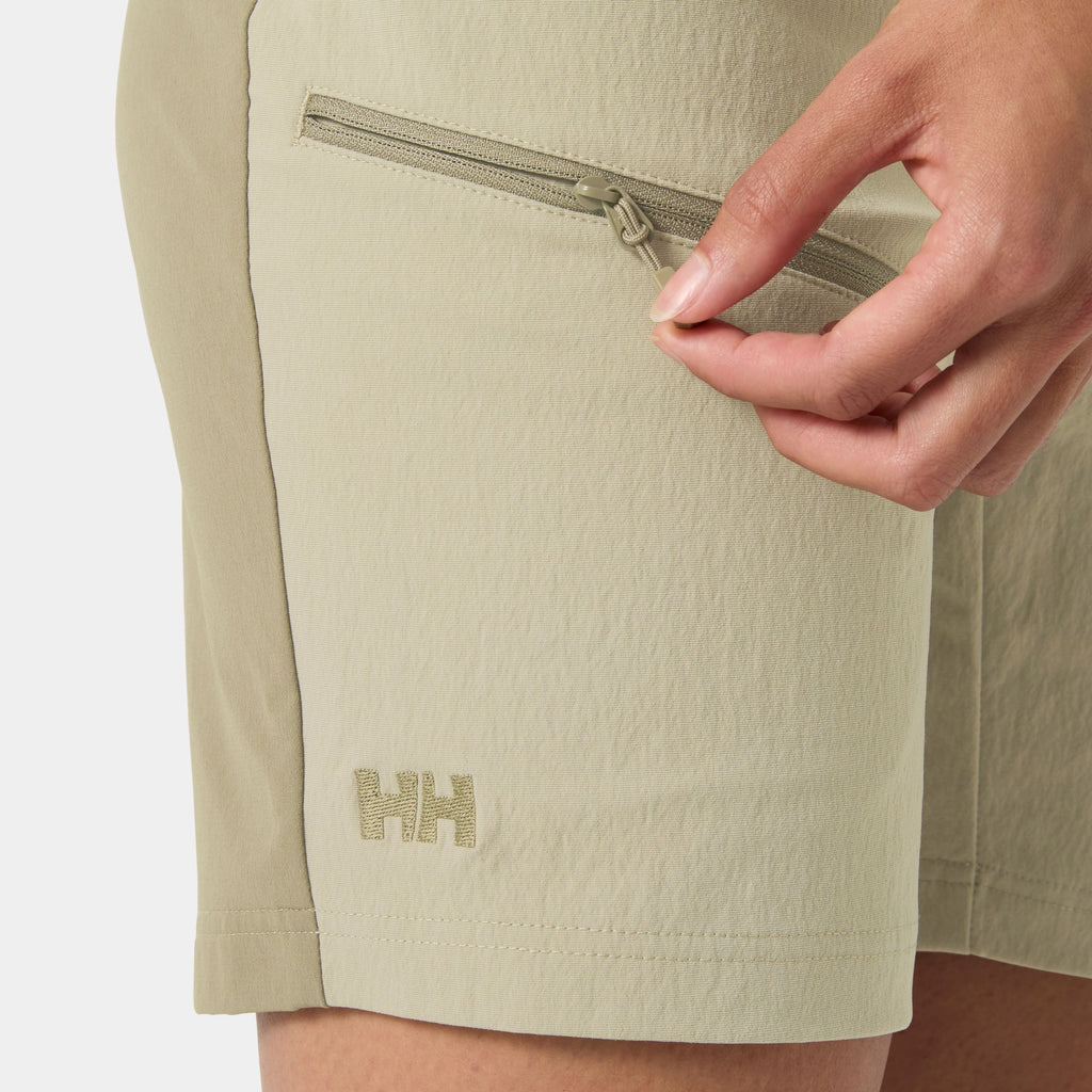 W VIKA TUR SHORTS, PEBBLE, M