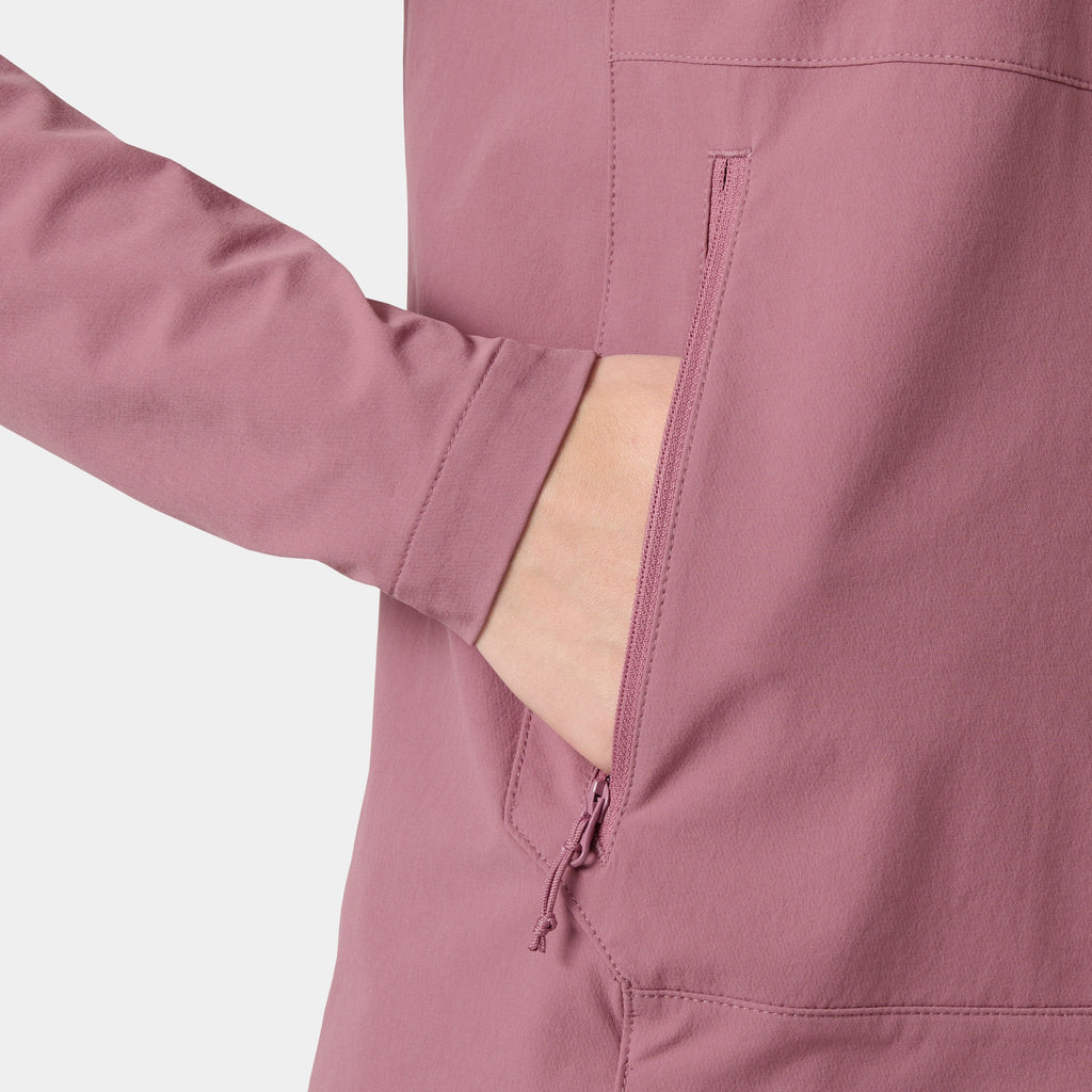 W BLAZE SOFTSHELL HOOD, WILDBERRY, S