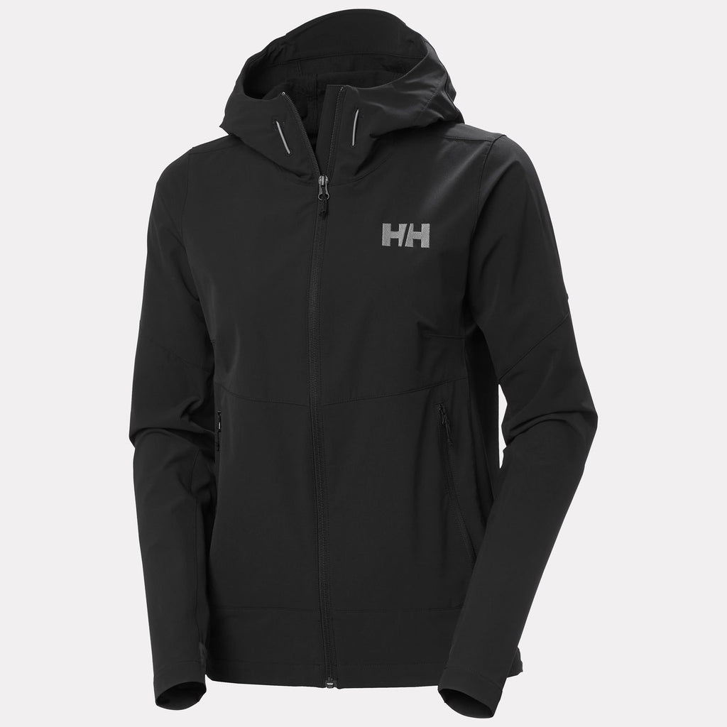 W BLAZE SOFTSHELL HOOD, BLACK, M