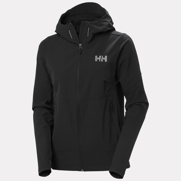 W BLAZE SOFTSHELL HOOD, BLACK, M