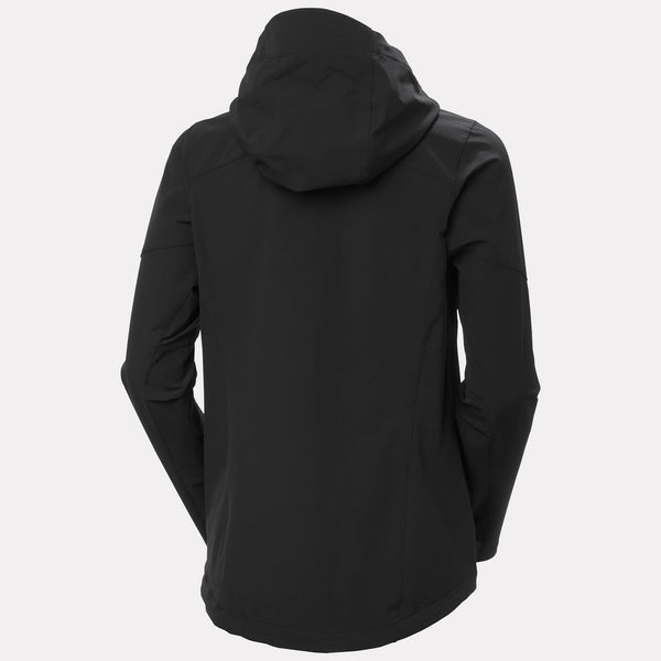 W BLAZE SOFTSHELL HOOD, BLACK, M