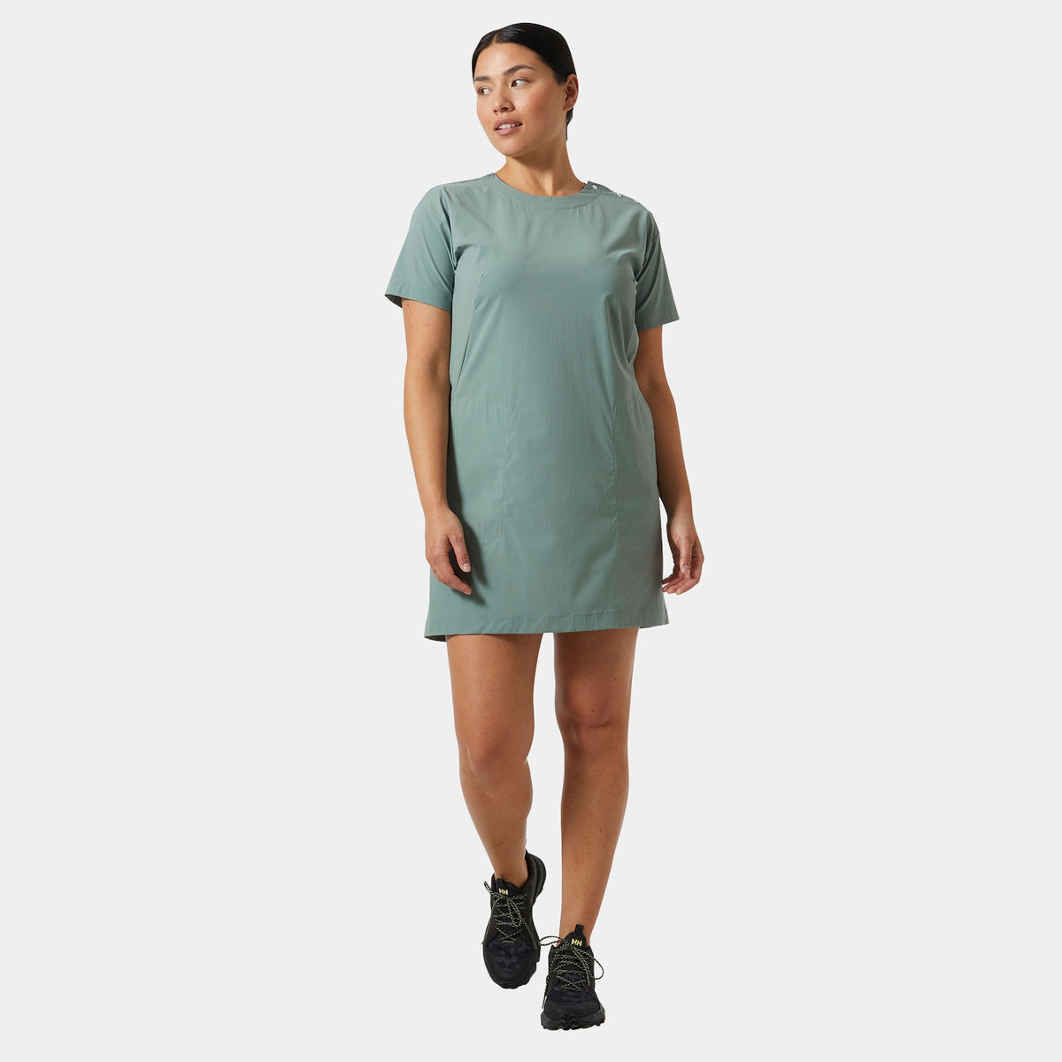 W TOFINO SOLEN SS DRESS, CACTUS, XS Main image