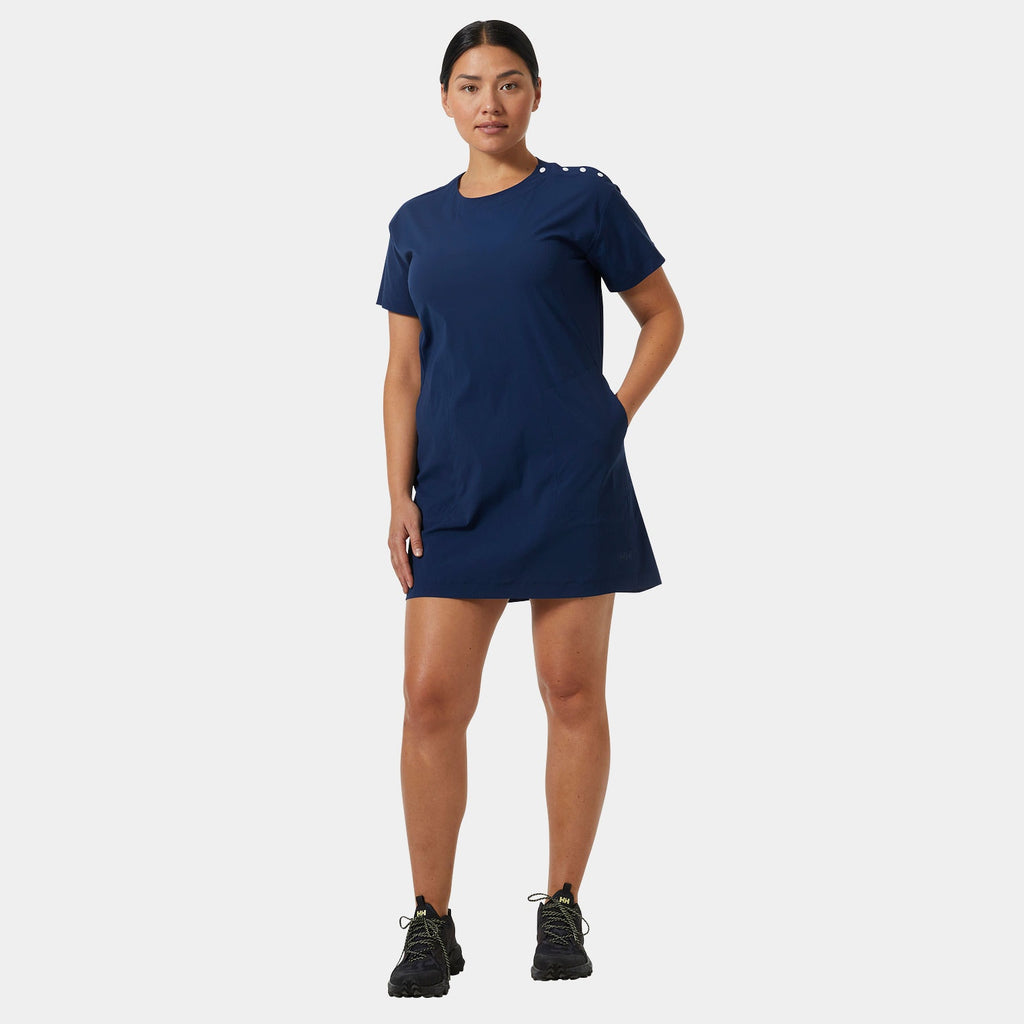 W TOFINO SOLEN SS DRESS, OCEAN, XS