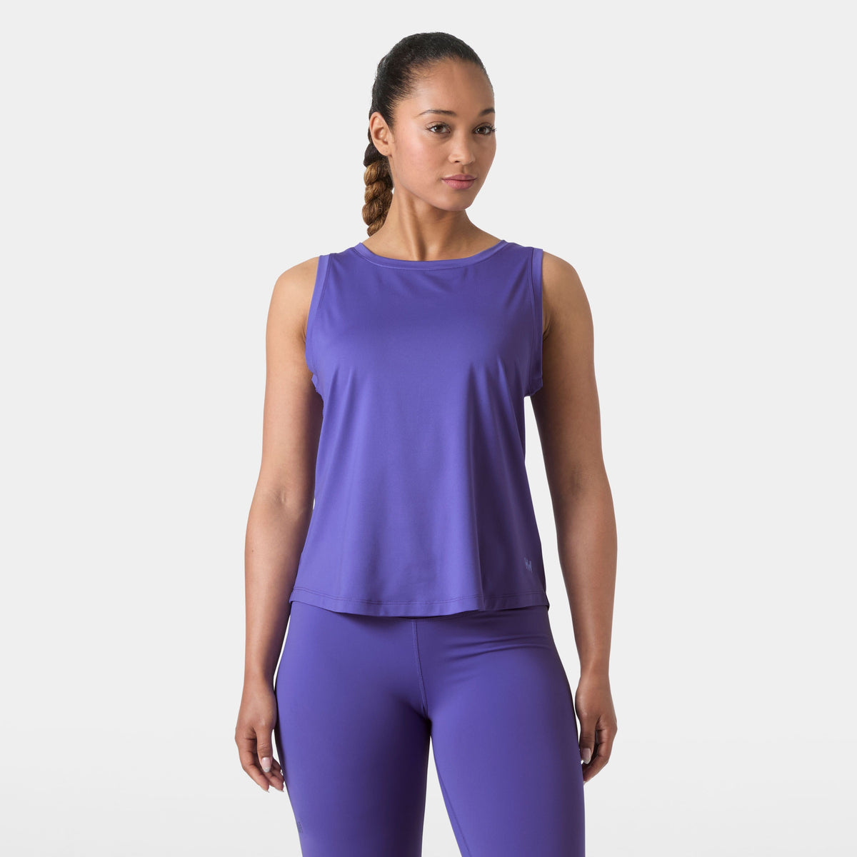 W TECH SPLIT BACK TANK 20, ULTRA VIOLE, L