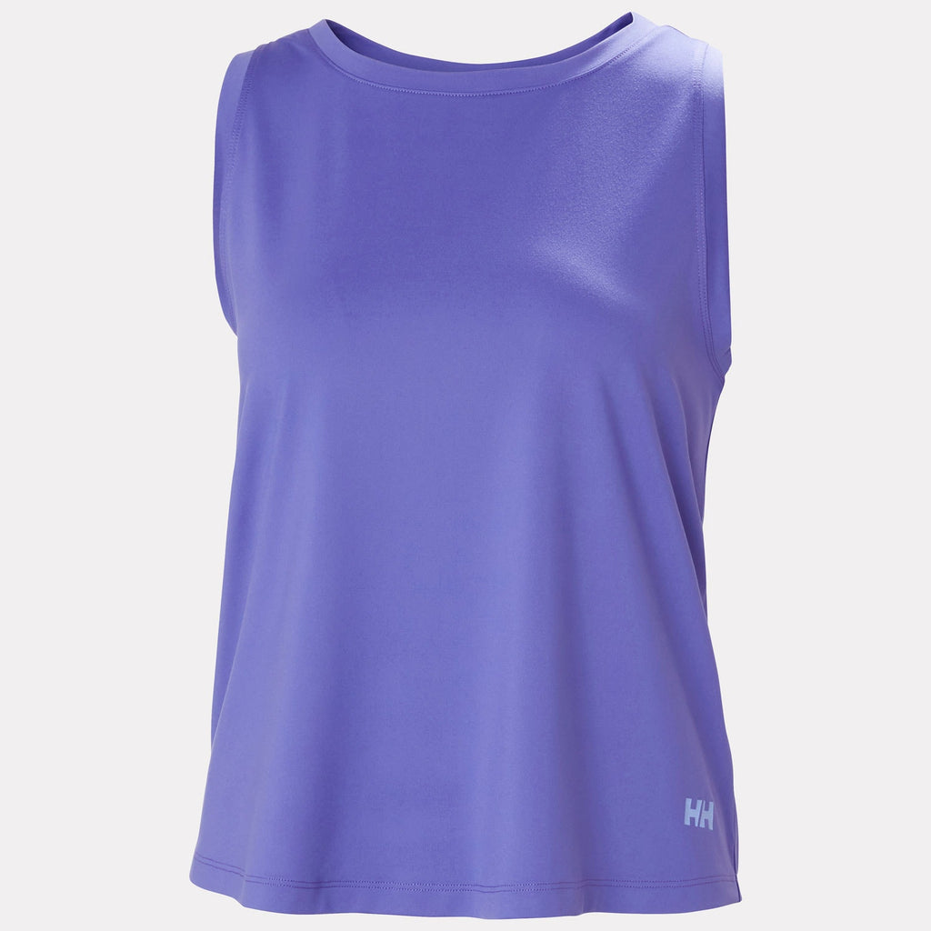 W TECH SPLIT BACK TANK 20, ULTRA VIOLE, L