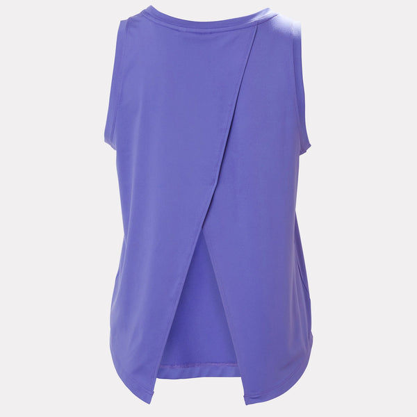 W TECH SPLIT BACK TANK 20, ULTRA VIOLE, L