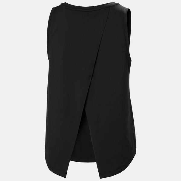 W TECH SPLIT BACK TANK 20, BLACK, L