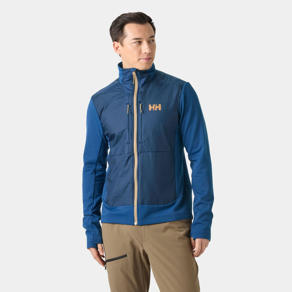 VERSALITE HYBRID FLEECE JACKET, DARK BLUE, XXL