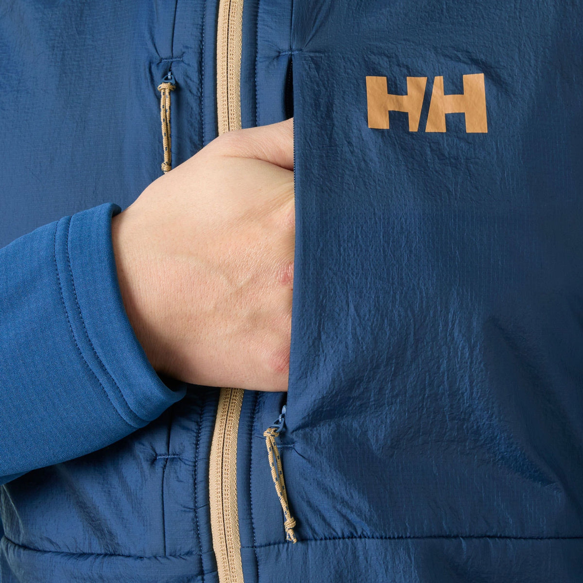 VERSALITE HYBRID FLEECE JACKET, DARK BLUE, XXL