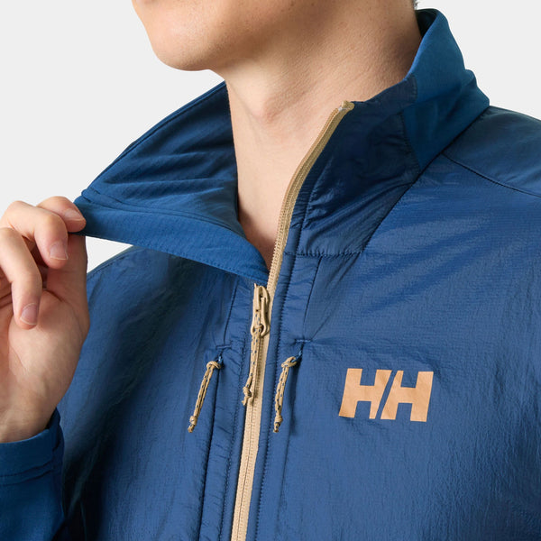 VERSALITE HYBRID FLEECE JACKET, DARK BLUE, XXL