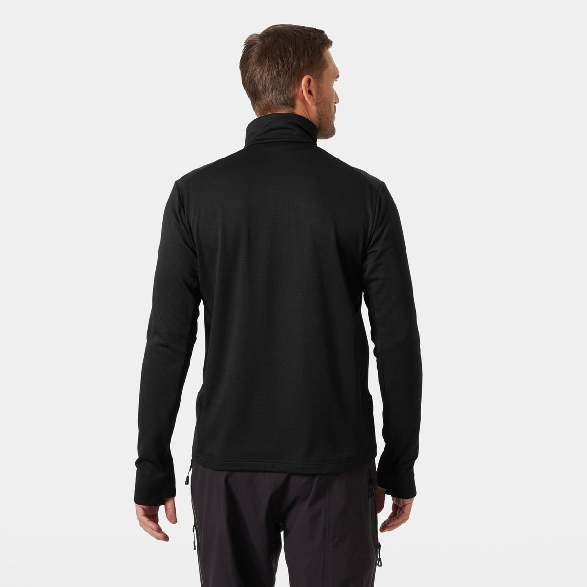 VERSALITE HYBRID FLEECE JACKET, BLACK, XXL