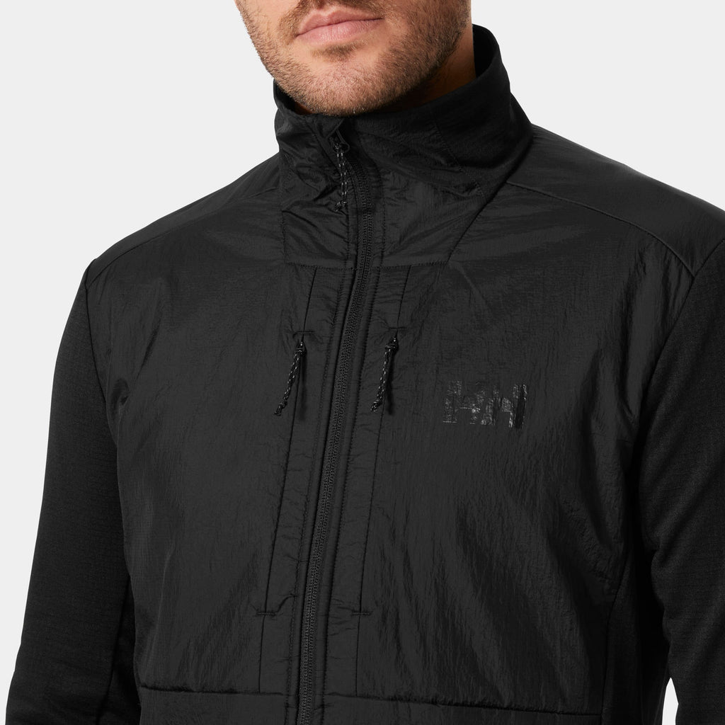VERSALITE HYBRID FLEECE JACKET, BLACK, XXL