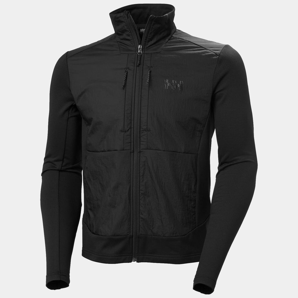 VERSALITE HYBRID FLEECE JACKET, BLACK, XXL
