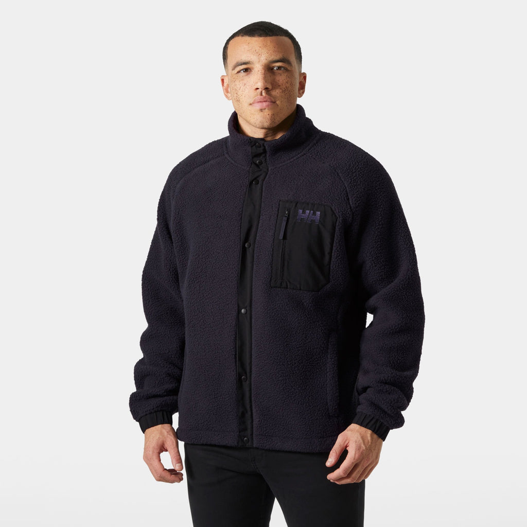PANORAMA PILE SNAP, BLACK GRAPE, XXL