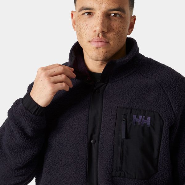 PANORAMA PILE SNAP, BLACK GRAPE, XXL
