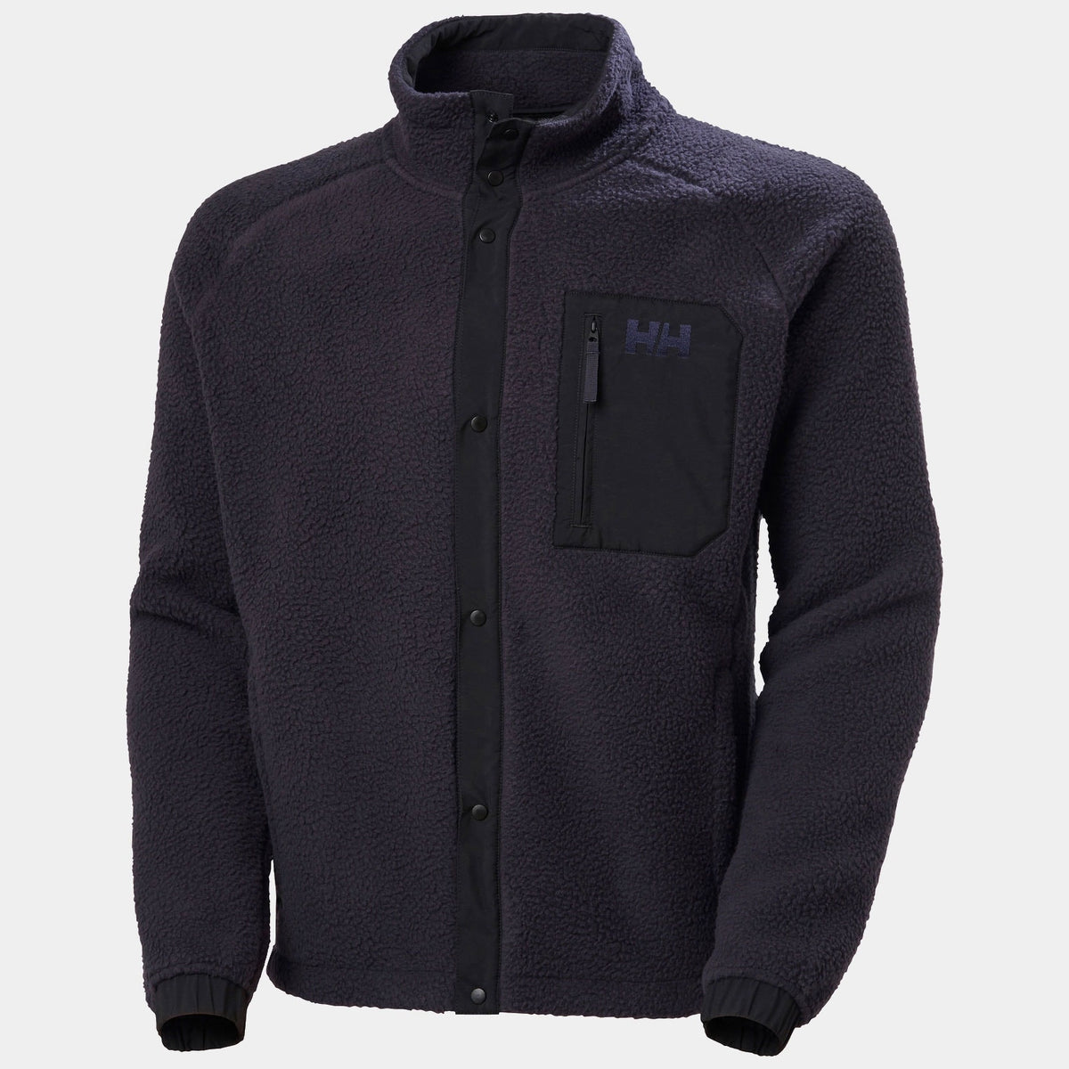PANORAMA PILE SNAP, BLACK GRAPE, XXL