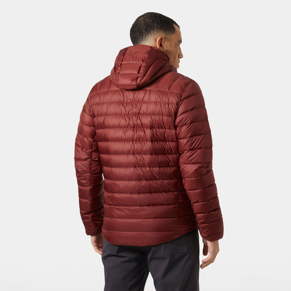 VERGLAS HOODED DOWN 20, MARS RED, XXL