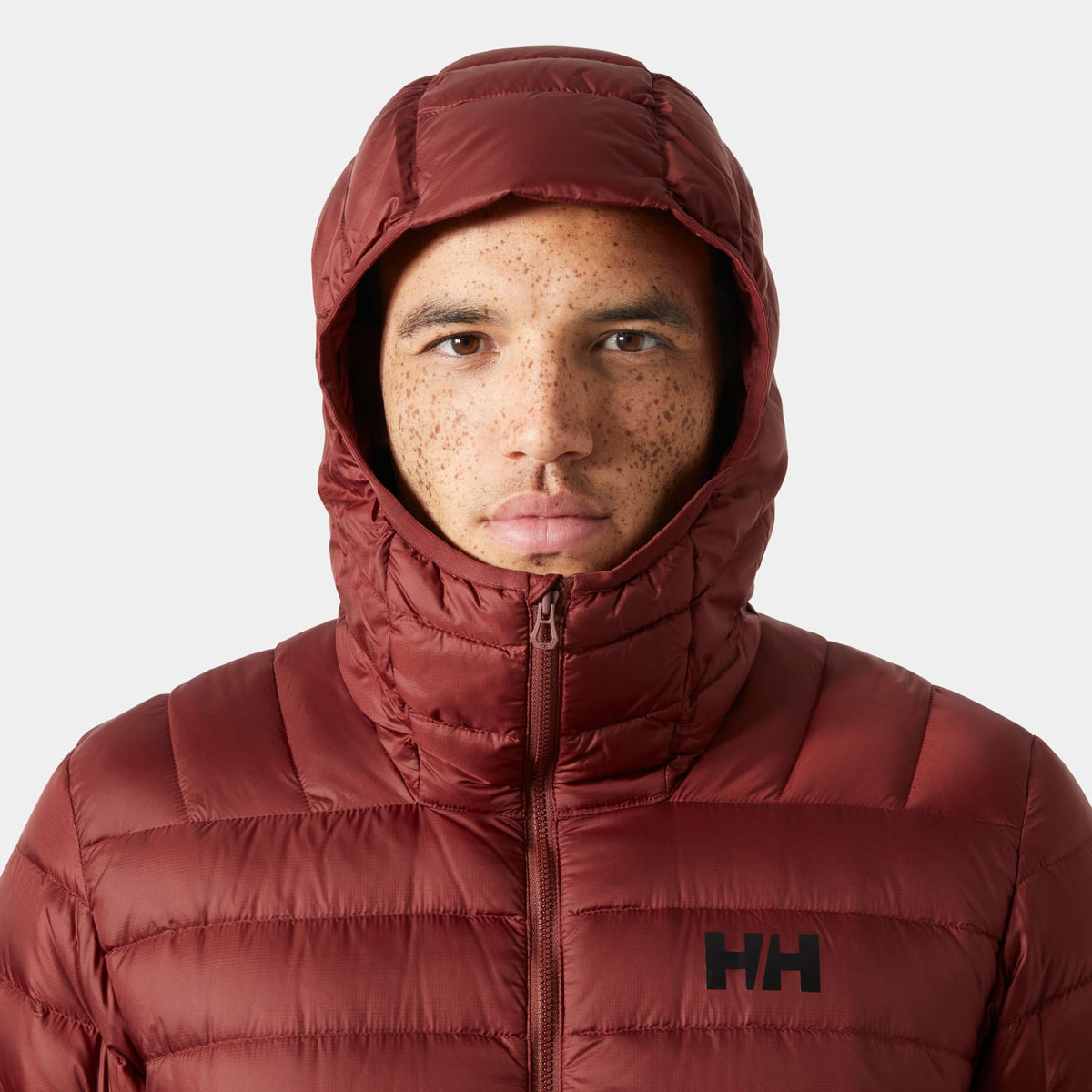 VERGLAS HOODED DOWN 20, MARS RED, XXL